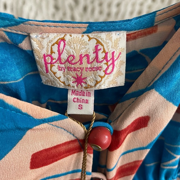 Anthologies Plenty by Tracy Reese Desert Turquoise Maxi Dress size Small - Picture 11 of 16